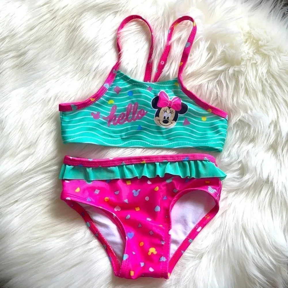 Disney Baby Minnie Mouse 2-pc Swimwear Sz 24M